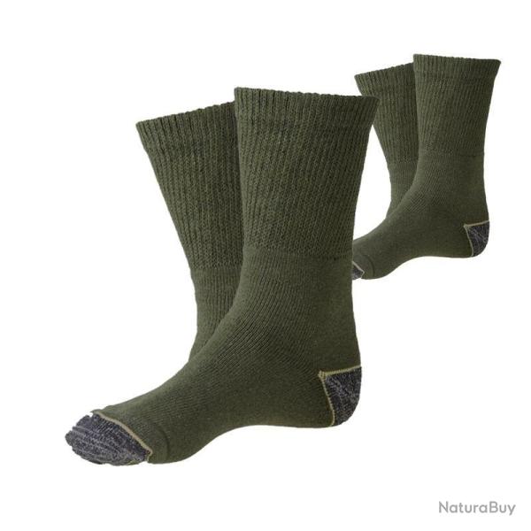 Chaussettes coton (lot de 2 paires) 35/38