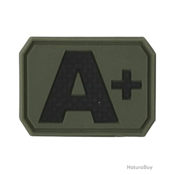 Patch PVC Groupe Sanguin Vert OD A+