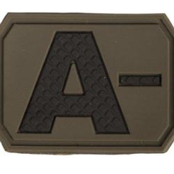 Patch PVC Groupe Sanguin Vert OD A-
