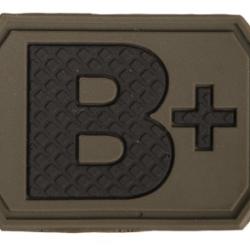 Patch PVC Groupe Sanguin Vert OD B+