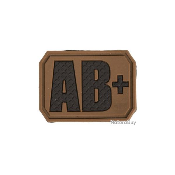 Patch PVC Groupe Sanguin Sable AB+