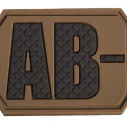 Patch PVC Groupe Sanguin Sable AB-