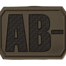 Patch PVC Groupe Sanguin Vert OD AB-