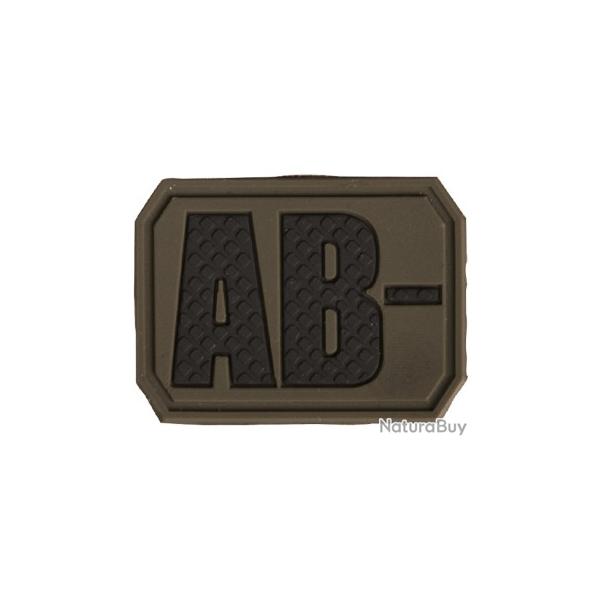 Patch PVC Groupe Sanguin Vert OD AB-