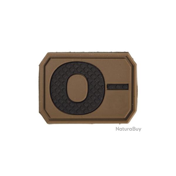 Patch PVC Groupe Sanguin Sable O-