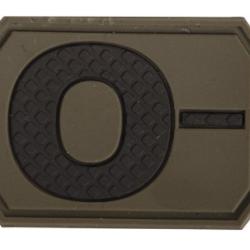 Patch PVC Groupe Sanguin Vert OD O-