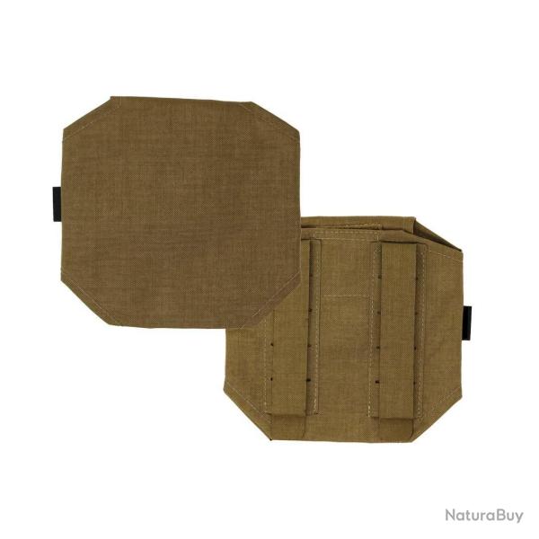 POCHES POUR PLAQUE LATERALE 15 x 15-20 cm Coyote Brown