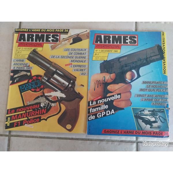 Armes international numro 1 et 2