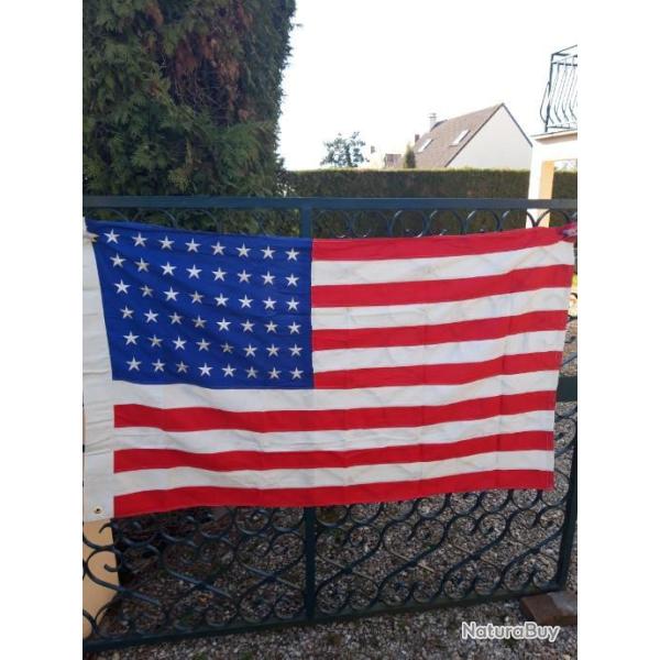 DRAPEAU USA 48 ETOILES COTON