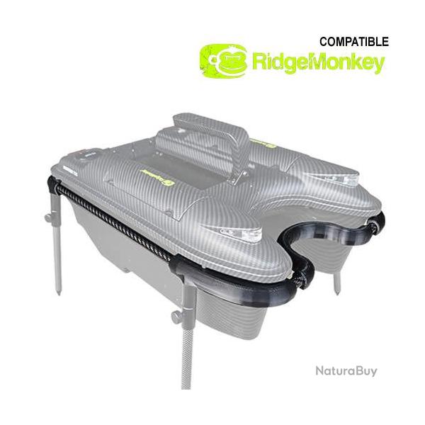 Support Bateau Bait Boat Pod Carbon Inox pour Ridgemonkey Hunter