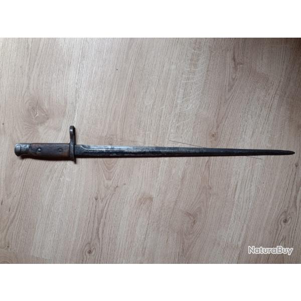 Baonnette belge modle 1916 sans fourreau Belgique
