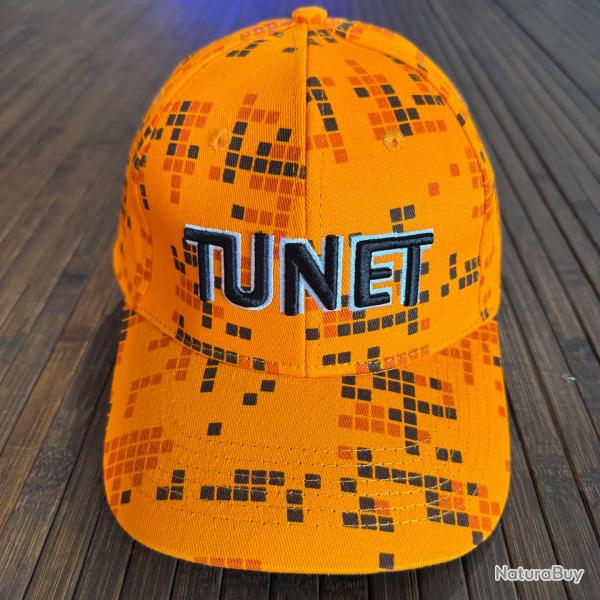 CASQUETTE TUNET GAMO PIXELS ORANGE 100% COTON