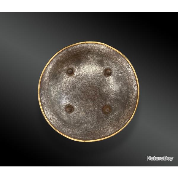 BOUCLIER appel� Dhal ou Sipar Indo-perse Fin du XVIII�me - d�but du XIX�me si�cle