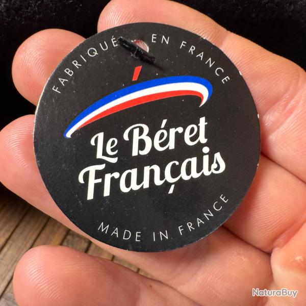 LE B�RET FRAN�AIS NOIR CLASSIQUE HOMME FABRICATION FRAN�AISE