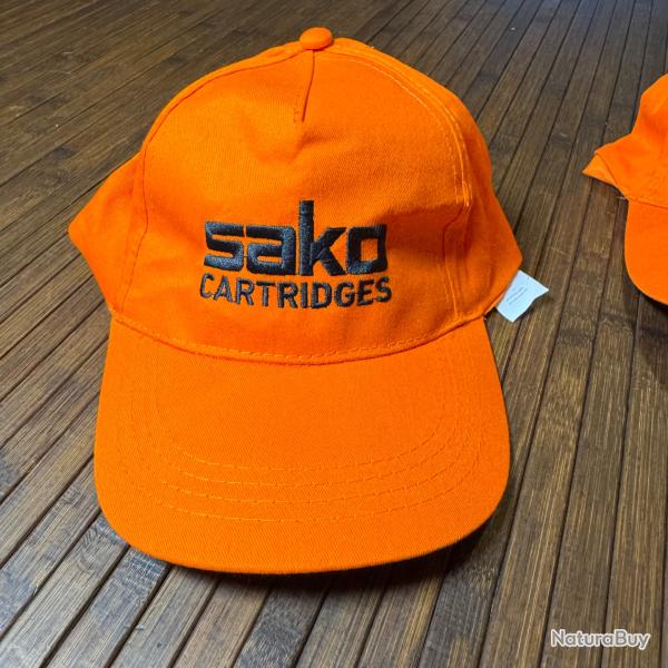 CASQUETTE SAKO CARTRIDGES ORANGE NEUVE /2/