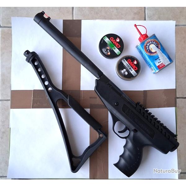 Pistolet A Air Break Barrel Langley Pro Sniper -Black Ops Soul-Calibre 4.5 MM