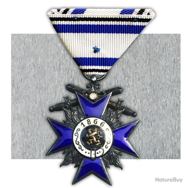 RARISSIME ORDRE MILITAIRE DU M�RITE BAVAROIS 4EME CLASSE ARGENT SILVER 1905 ORIGINAL