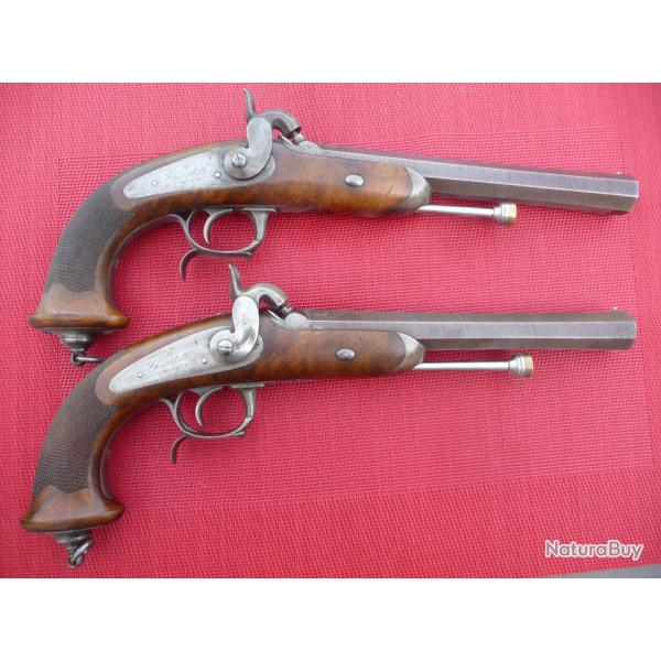 (Vraie) paire de pistolets Mle 1833