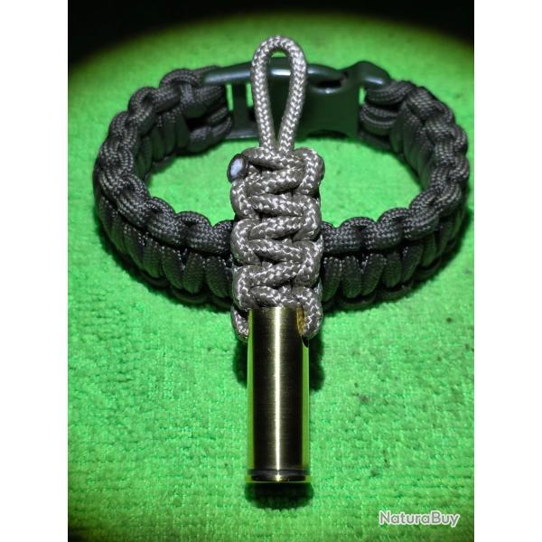 Porte-cl� 44 magnum/rem/mag paracorde long TAN