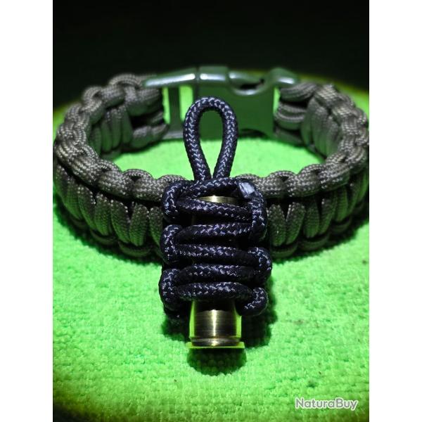 Porte-cl� 44 magnum/rem/mag paracorde large BLACK