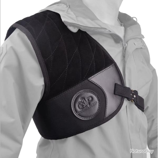 Gilet de protection en cuir Righty Hunter (noir)