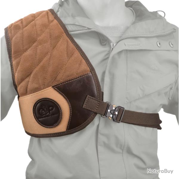 Gilet de protection en cuir Righty Hunter (brun)