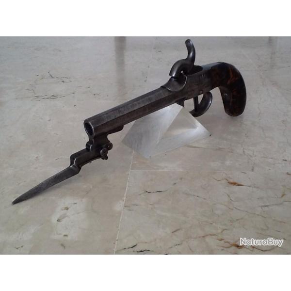 Pistolet � percussion A.Francotte