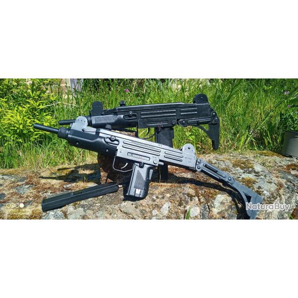 PM UZI - Rplique manoeuvrable en rsine - Fabrication artisanale