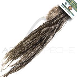 1/2 Saddle WHITING HEBERT bronze Dun Grizzly