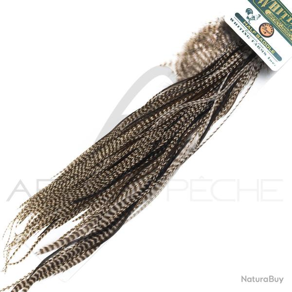 1/2 Saddle WHITING HEBERT bronze Dun Grizzly