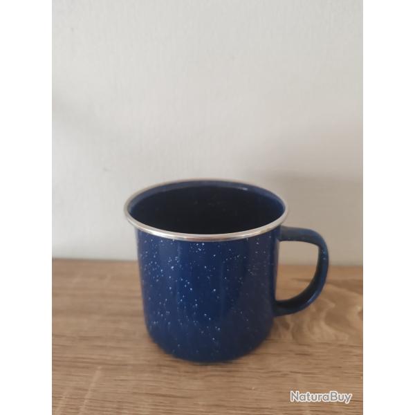 TASSE METAL BLEUE ,350 ML,TYPE WESTERN