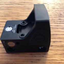 Point rouge: Mini Reflex Red Dot Sight ajustable LED RMR, montage pour Glock et rail picatinny 20 mm