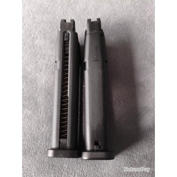 GLOCK 17 GHK CHARGEUR + 1 AUTRE POUR GLOCK INOKATSU VFC