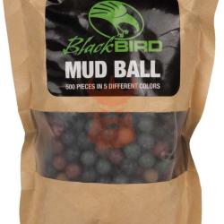 500 Billes d'argile Black Bird pour Lance-pierres