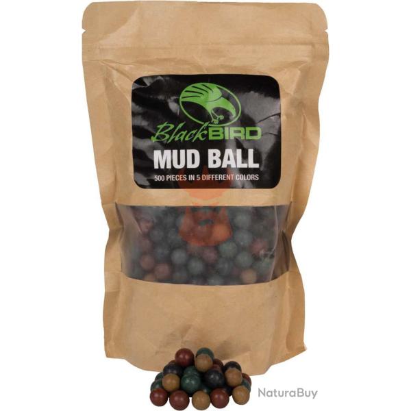 500 Billes d'argile Black Bird pour Lance-pierres