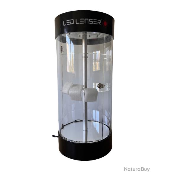 Vitrine LED LENSER lumineuse rotative avec serrure