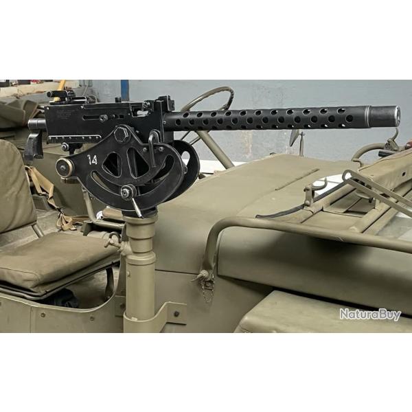 replique de cal.30 browning 1919 avec marquages, manoeuvrable