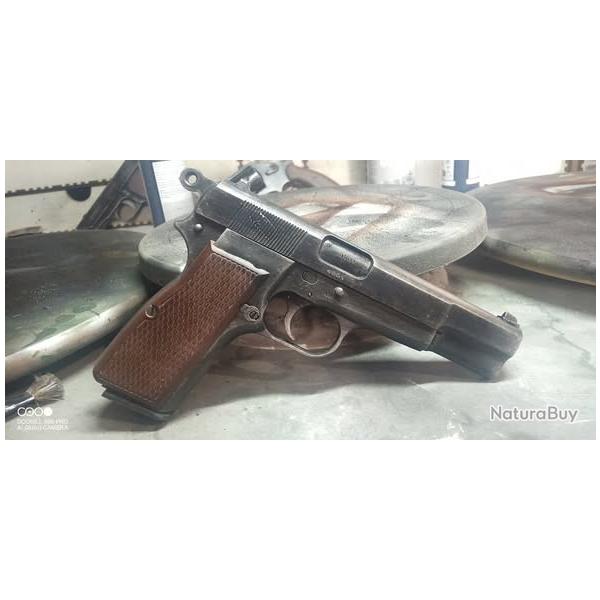 replique de herstal gp 35 avec marquages, manoeuvrable