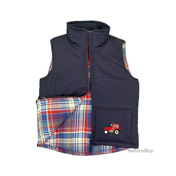 Gilet matelass� enfant Tracteur