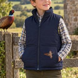 Gilet matelass&eacute; enfant Faisan