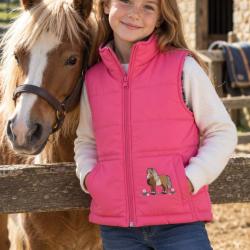 Gilet matelass&eacute; enfant Poney