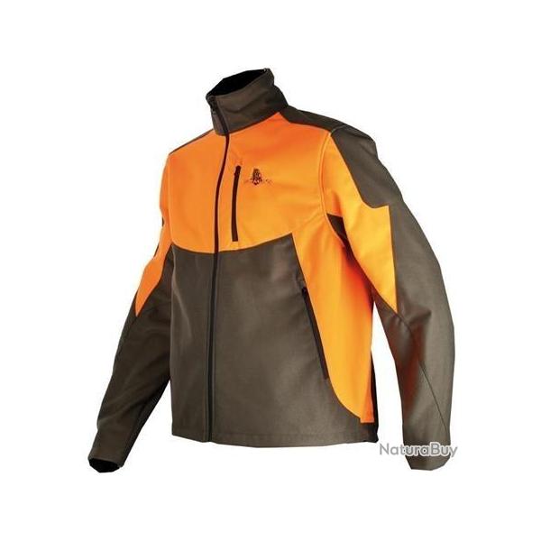 BLOUSON SOMLYS SOFTSHELL ORANGE VERT