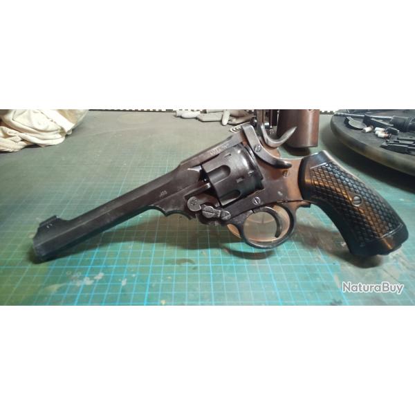 replique du revolver webley mk IV marquages, manoeuvrable