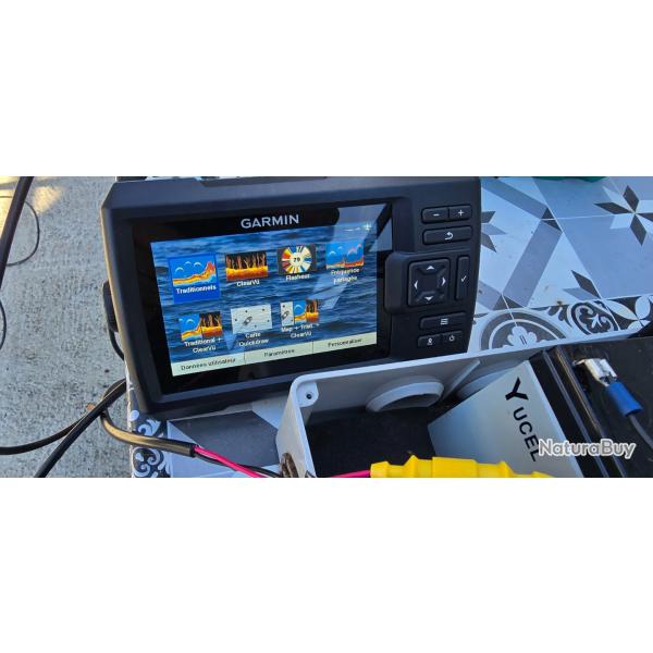 Gps garmin plus 5cv pour  float-tube  kayak