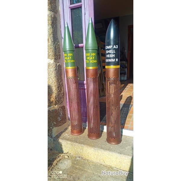 replique d obus de 106 sans recul