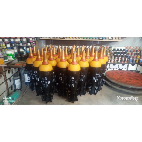 replique d obus de mortier de 81mm FA 32 demontable