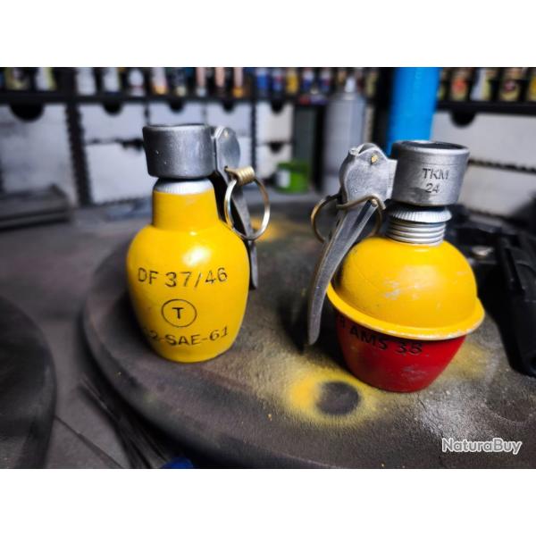 replique de grenade of ou df 34 au choix demontable