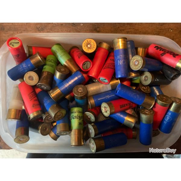 100 cartouches vrac cal 12.