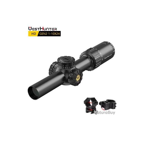 WestHunter HD GEN 2 1-10X24 IR LIVRAISON GRATUITE