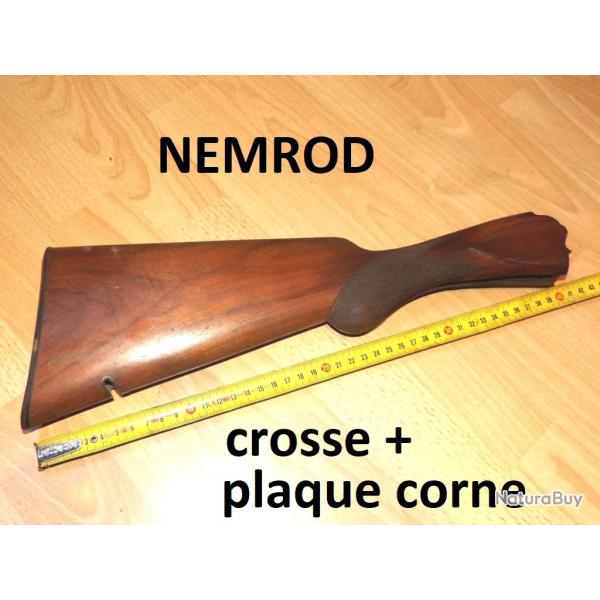 crosse fusil NEMROD + plaque de couche corne (comparez les entailles) - VENDU PAR JEPERCUTE (GE295)